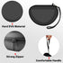 Comecase Travel Hard Carrying Case for Beats Studio Pro/Solo 4 3/Studio3/Solo2/Solo Pro Bluetooth Headphones (Black+Red)