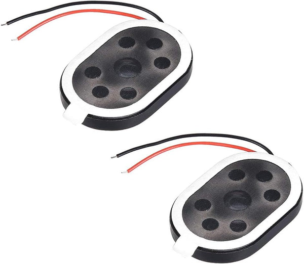 uxcell 1.5W 8 Ohm Mini DIY Speaker Replacement - Loudspeaker 20mmx30mm, 2pcs