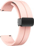 SKG V7 Smartwatch Bands Compatible, Lamshaw Soft Silicone Magnetic Buckle Sport Replacement Straps for SKG V7/VRPEFIT