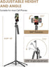 USKEYVISION 360Rotation,Selfie Spike,68 Recording,Vlogging(R01) Auto Face Tracking Tripod for iPhone Stick for Android