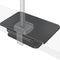 MOUNTUP Monitor Mount Reinforcement for Tempered Glass Desk, Monitor Arm Plate, Steel Bracket for Thin and Most Fragile