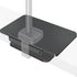 MOUNTUP Monitor Mount Reinforcement for Tempered Glass Desk, Monitor Arm Plate, Steel Bracket for Thin and Most Fragile