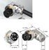 Lsgoodcare 5Pcs 90 Degree Elbow Aviation Plug Socket Female + 5Pcs 16MM Aviation Socket 4 din Male Plug