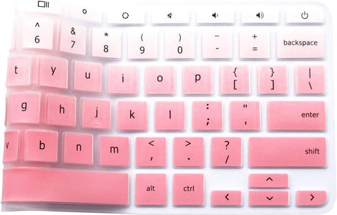 Gradient Pink Keyboard Skin for Lenovo Flex 11 Chromebook, 11.6" N20 N21 N22 N23 300e 500e, 14" N42 N42-20, C330