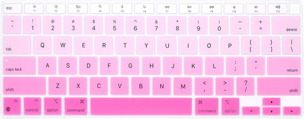 HRH Ultra Thin Silicone Keyboard Cover Skin for MacBook Air 13.3" 2020 with M1 Processor (Model A2337) Touch ID