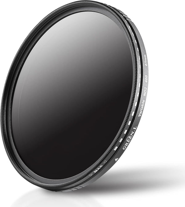 82mm Variable ND Filter, Ultra Slim ND2 to ND400 (1-9 Stops) Adjustable Neutral Density Filter for Camera Lens