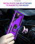 Androgate Galaxy S22 Ultra Case with HD Screen Protectors, Military-Grade Ring Holder Kickstand, 15ft Drop Tested