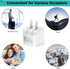 12W USB Wall Charger with Foldable Plug, 3-Pack 2.4A Dual-Port Power Adapter Compatible with iPad, iPhone, Samsung