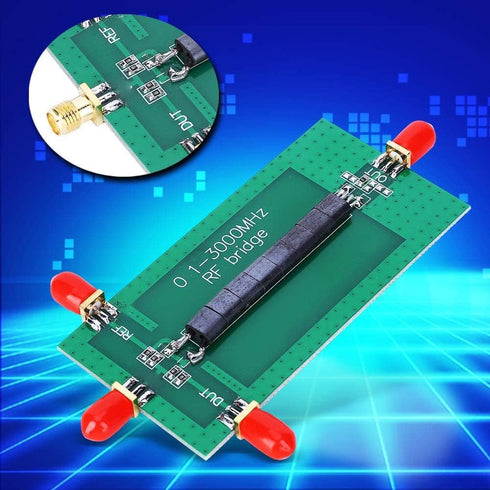 Bridge Board RF Module, Electrical Components for Measurement and Other Operations in The Through Mode Filter and The Reflection Mode Antenna