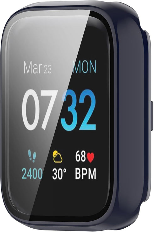 Screen Protector for iTouch Air 3 44mm Cases, Smartwatch Case Scratched Screen Protectors (Black+Navy Blue+Beige)