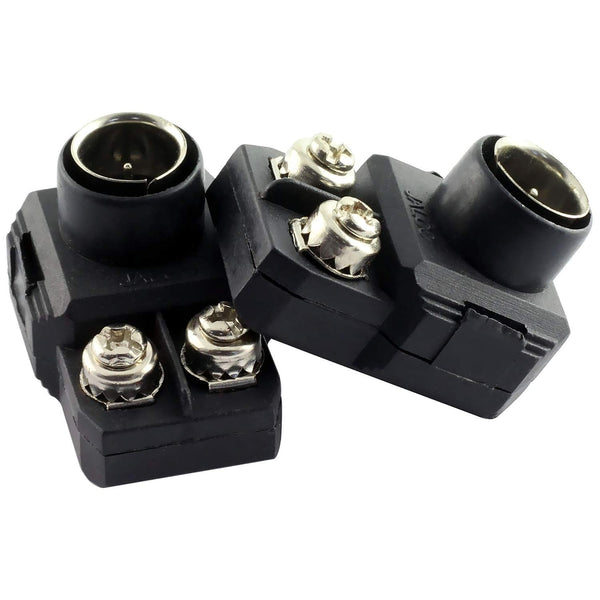 E-outstanding 2PCS Antenna Matching Transformer Connector 300 Ohm to 75 Ohm Quick Push-On