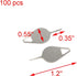 Geesatis 100 PCS Silver Sim Card Tray Needle Pin Eject Pin Key Sim Card Opening Removal Tool Compatible with fit Most