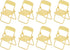 Pilipane 12x7cm 30 Mini Chair Shape Cell Phone Stand Cute Candy Color Foldable Mobile Phone Holder for Desk Tablet