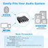 Bluetooth 5.0 50W+50W+100W 2.1 Channel Subwoofer Amplifier Board TPA3116D2 for Home Theater DIY Wireless Speakers