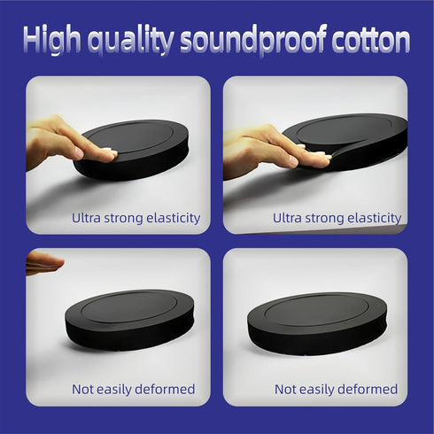 6.5" Foam Speaker Enhancer Fast Rings for 6" 6.5" Car Door Speaker, Universal Bass Blocker Kit
