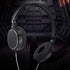 93dB Portable Wired Headset, Foldable Noise Cancelling Headphone, Support FM Automatic Search for Sports and Travel