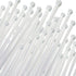 100 Natural Clear Cable Zip Ties - HEAVY DUTY, Premium Grade, UV Weather Resistant, 14 Inch Length, 75 lbs TENSILE