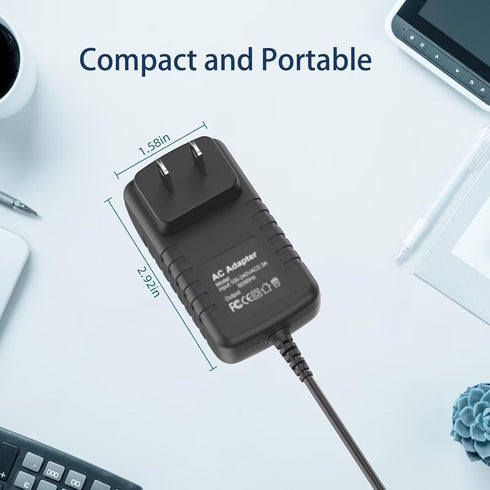 MDCGPower B1 Four/B1X AC Adapter Compatible with Zoom Four Bass Multi-Effects Pedal Power Supply Cord