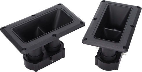 KIMISS Wide Dispersion Horn Tweeter Dual Drive Ceramic High Sensitivity Piezoelectric Speaker Tweeters