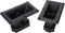 KIMISS Wide Dispersion Horn Tweeter Dual Drive Ceramic High Sensitivity Piezoelectric Speaker Tweeters