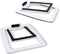 Sanyun SW601 15 Tilted Desk Speaker Stands for Compact 2''-3'' Computer PC Bookshelf