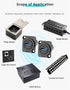 PENGLIN 10PCS USB 3.0 Panel Mount Connector, Female to Female Pass Through Data Connector for Audio Video Transfer