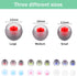 Hpmjz 36 Pairs Ear Bud Rubber Tips Silicone Earbud Replacement Tips Ear Tip for in-Ear Headphones with Excellent Noise
