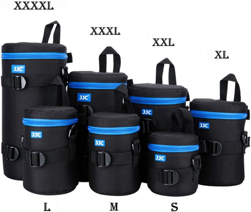 JJC Camera Lens Pouch Case for Canon EF 70-200mm, Nikon Nikkor AF-S 70-200mm & More, Zipper Polyester Bag