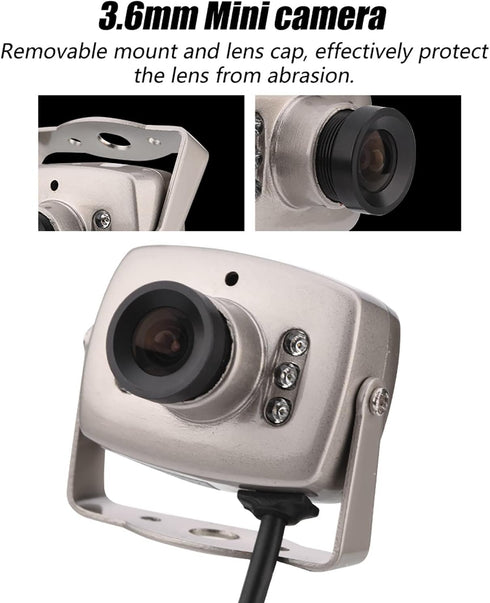 VBESTLIFE Mini 6LED Wired CMOS CCTV Security Camera, Night Digital Video Camera with High Sensitivity