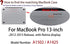 UESWILL 13 inch, 2015/2014/ 2013/ 2012) A1502 A1425, Case Compatible with MacBook Pro (Retina, Early Late Model Hard