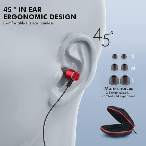 USB C Headphone Type C Earphone, Magnetic Wired Earbuds for iPhone 15 Pro Max, Samsung S24 Ultra, Galaxy S23, Pixel 8,