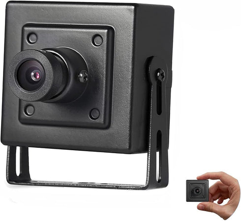 REVOTECH HD 3MP Mini IP Camera - Indoor 1296P Security Camera with P2P Remote View, H.265 20fps (I706 Black)