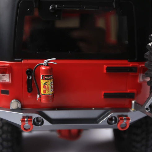 Maxmoral 1-Pack 1/10 SCX10 Decoration Fire Extinguisher with Sticker for Scale RC Rock Crawler Axial RC Car Truck Parts