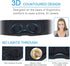 Sleep Headphones, Update Wireless 3D Eye Mask with Ultra-Thin HD Stereo Speakers for Side Sleepers, Air Travel, Meditation and Relaxation Black