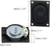 Fielect 3Pcs DIY Magnetic Speaker 2W 8 Ohm 40 x 28mm (L x W) Rectangle Shape Replacement Loudspeaker