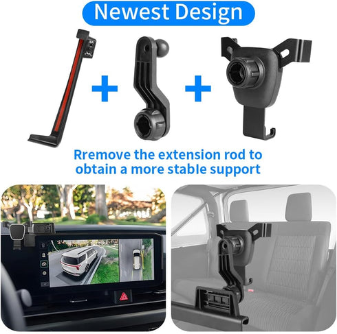 LUNQIN 2025 2026 Car Phone Holder for Kia Carnival Hybrid Auto Accessories Navigation Bracket Interior Screen