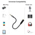 Tisino 1/4 to 3.5mm Adapter, 1/4" Female to 1/8" Male Stereo Audio Adapter for Headphones, Amplifiers, Guitar - 5ft