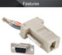 Fielect 5Pcs DB9 to RJ45 Modular Adapter, DB9 Female to RJ45 Female Ethernet Adapter Kit