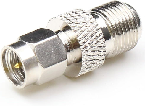 SMA Male to F Female Connector, SMA to F Type Coax Adapter, 2 Packs