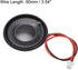 uxcell 2pcs 1W 8 Ohm DIY Magnetic Speaker 28mm Round Shape Replacement Loudspeaker with PH2.0/1.25mm-2P Terminal Line