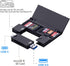 RayCue Multi-function Card Reader Storage Box, USB3.0 High Speed for Mobile Phone Memory/TF Card/SD Card