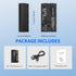 FEELWORLD NP-F550 2200mAh Battery Replacement, USB-C Fast Charging for LED Video Light and Camera Monitor