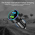 USB C Car Charger Adapter, Dual QC3.0 Ports Cigarette Lighter Charger with LED Voltage Display for iPhone and Galaxy