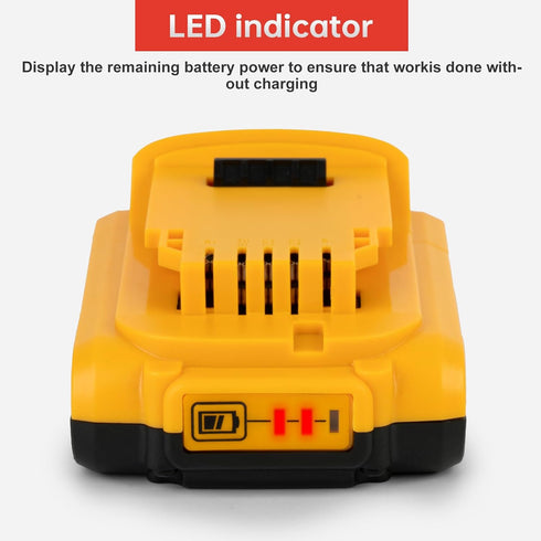 20V 2000mAh Replacement Battery for DEWALT Electric Garden Tools, Compatible with Original Charger