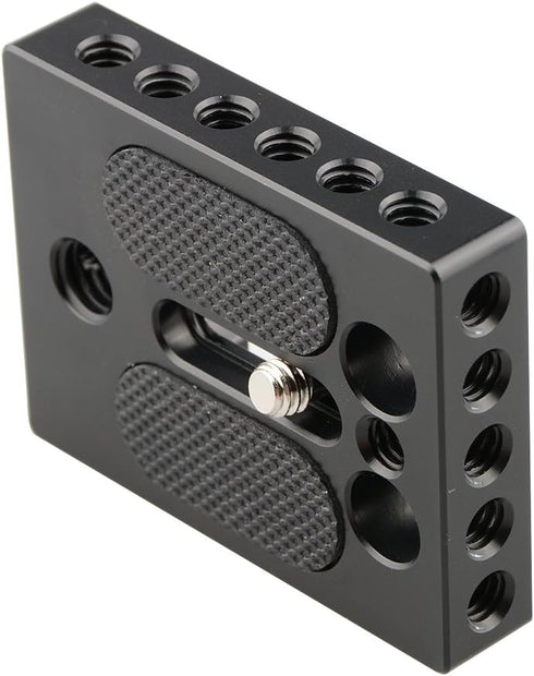 CAMVATE Baseplate with 1/4" & 3/8" Thread Hole for DSLR Camera Cage Rig - 1578