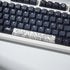 4pcs White Topographic Keycaps, PBT Cherry Profile Dye-Sublimation Custom Keycap Set for Mechanical Keyboards
