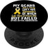 Spina Bifida Warrior Awareness Scars Tell Story Split Spine PopSockets Swappable PopGrip