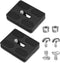 Universal Quick Release Plate for Tripod, Arca Swiss Plate with 1/4 Inch Slotted Screw, C-Ring/D-Ring Screw, 1/4"-3/8"