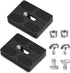 Universal Quick Release Plate for Tripod, Arca Swiss Plate with 1/4 Inch Slotted Screw, C-Ring/D-Ring Screw, 1/4"-3/8"