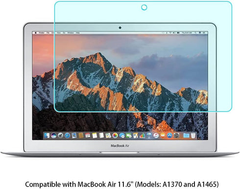 Macbook Air 11 inch Anti Blue Light Screen Protector, 9H Hardness Tempered Glass for Eye Fatigue Relief